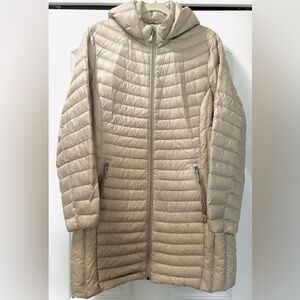 Champagne puffer jacket coat XL 32 Degrees 3/4 length